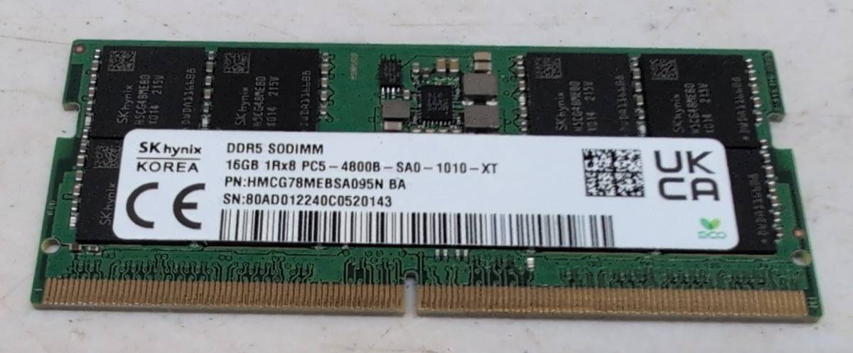 SK Hynix DDR5 SODIMM Laptop RAM 16GB PC5-4800B