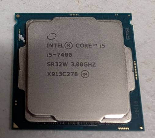 Intel Core i5-7400 SR32W 3.00 GHz Quad-Core CPU Processor