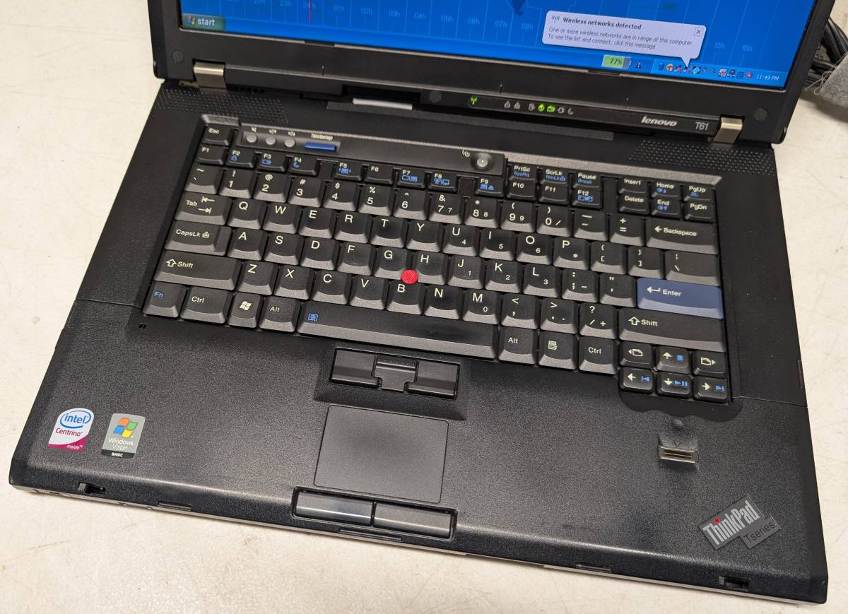 IBM Lenovo ThinkPad T61 15.4" Vintage Windows XP laptop