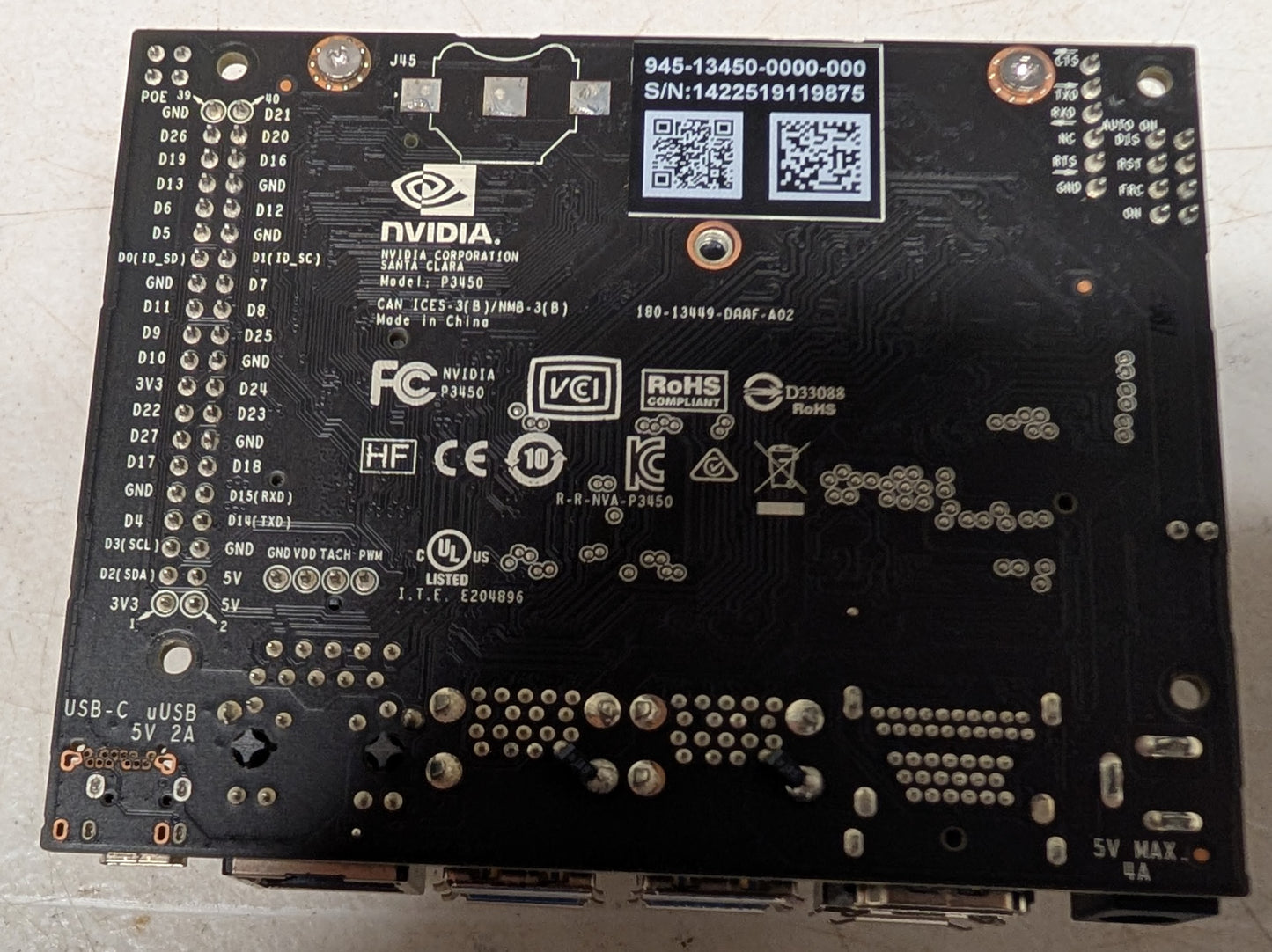 NVIDIA Linux Jetson 4GB Nano Developer Kit w/ 128GB SD Card
