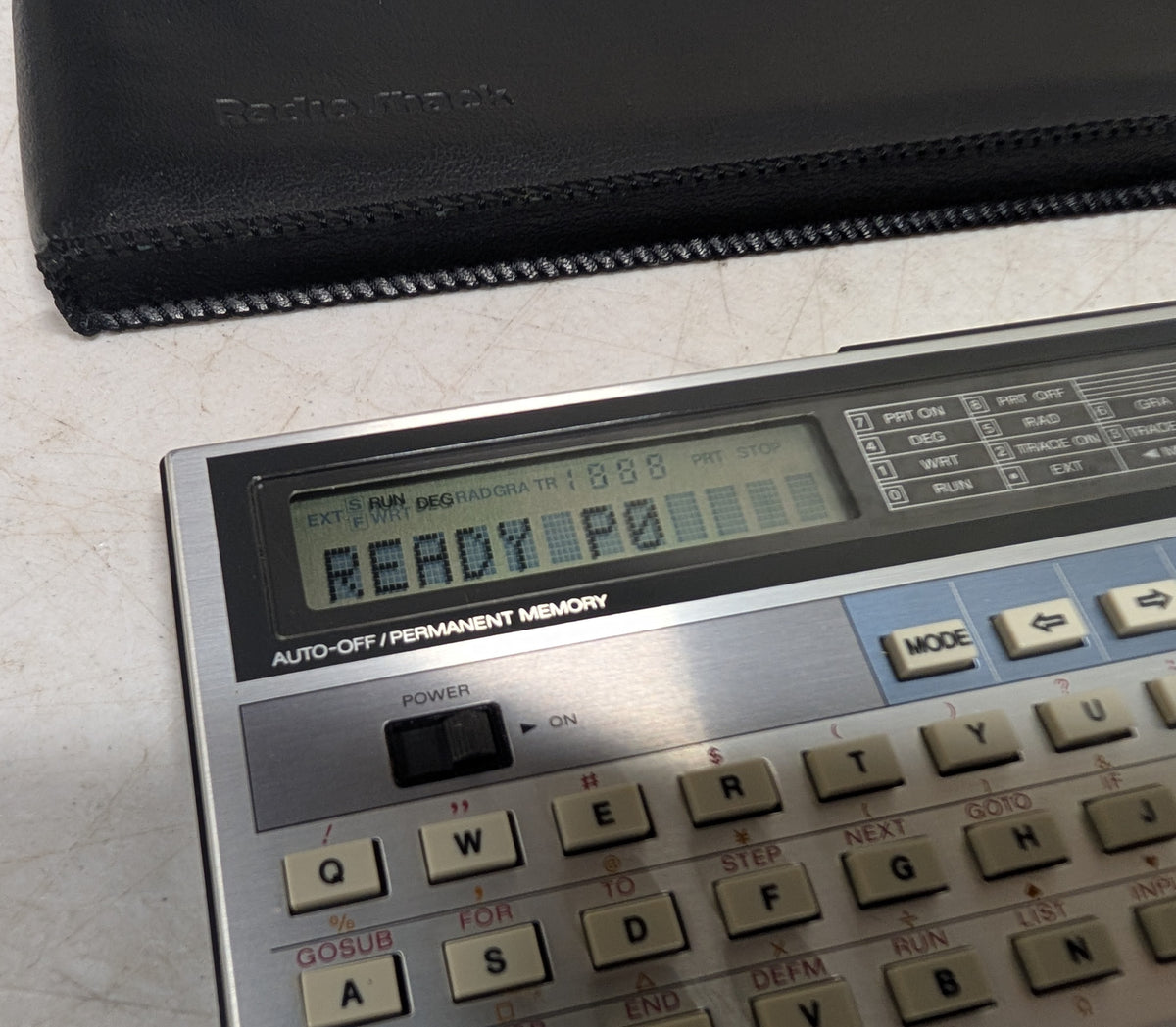 Radio Shack TRS-80 Pocket Computer Model PC-4 Vintage