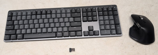 Logitech MX Mechanical Wireless Keyboard + MX Master 4 Mouse