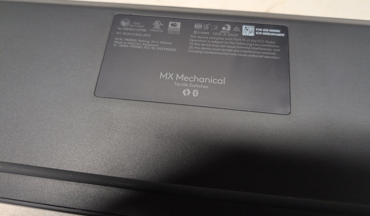 Logitech MX Mechanical Wireless Keyboard + MX Master 4 Mouse