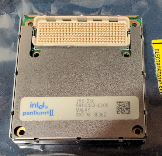 Intel Pentium II Mobile 366MHz Mini-Cartridge Processor SL36Z Vintage
