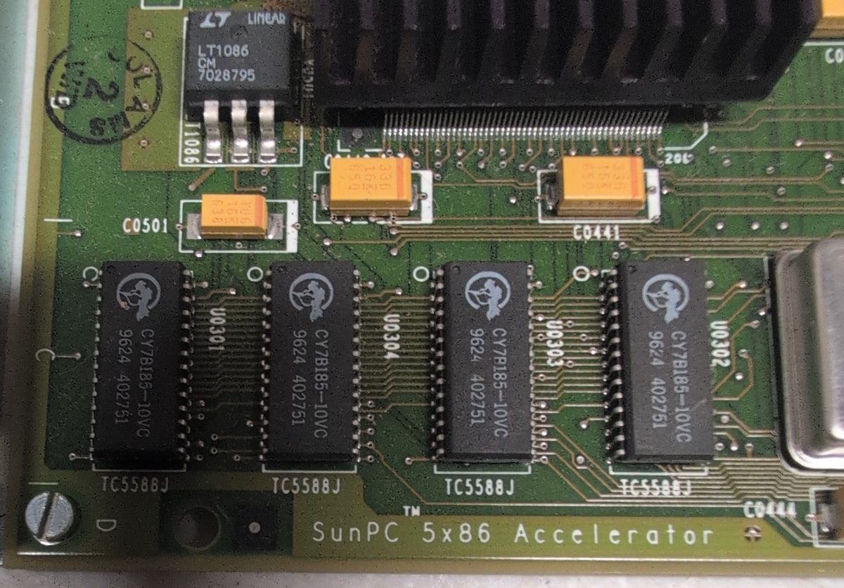 Sun Microsystems SunPC 5x86 Accelerator SBUS card 501-4230