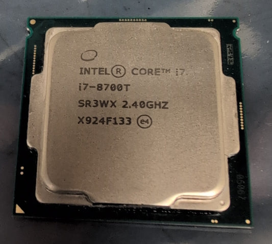 Intel 8th Gen Core i7-8700T SR3WX 2.40GHz 6-Core 12M CPU
