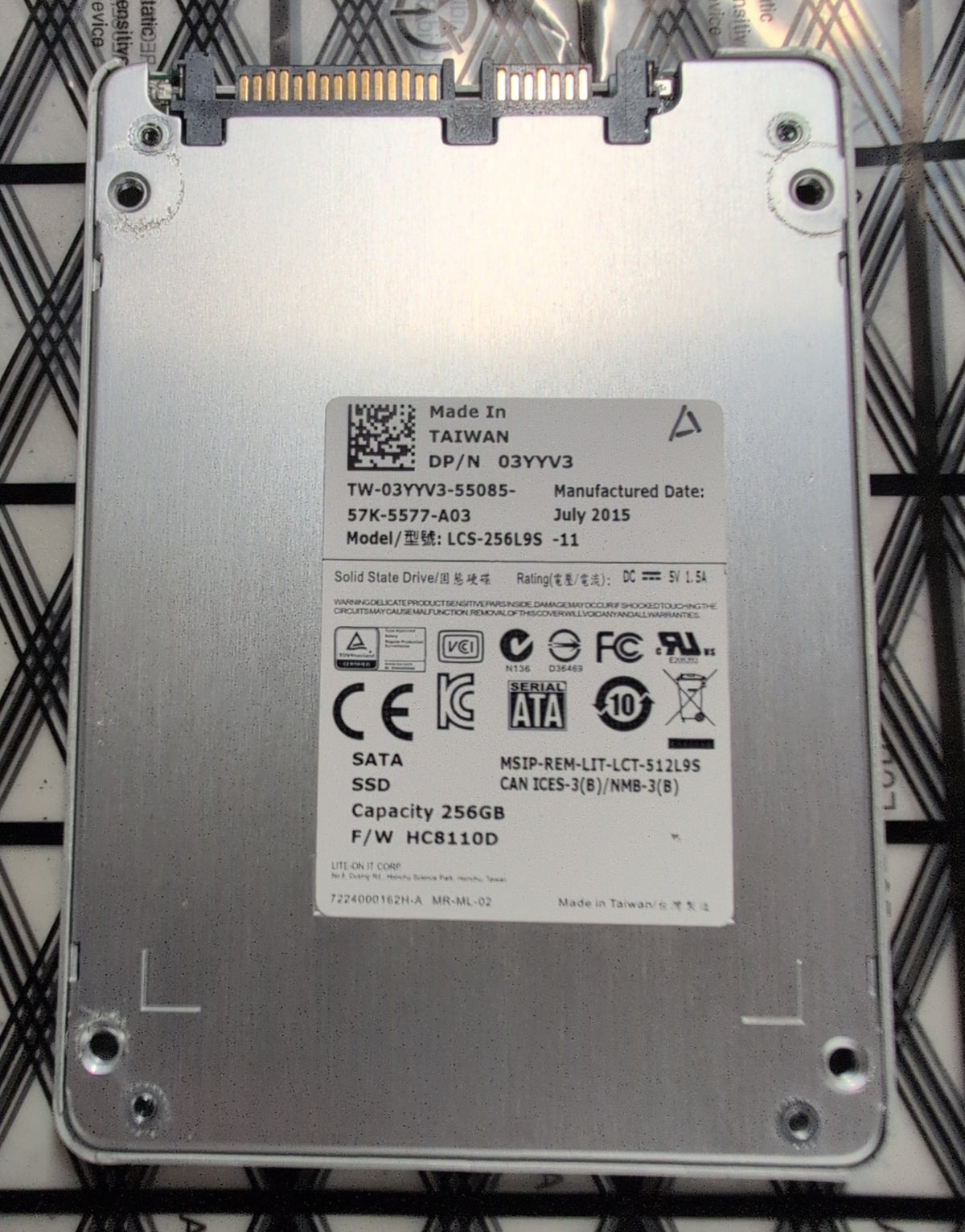 Dell Lite-On LCS-256L9S 256GB SATA 2.5" SSD