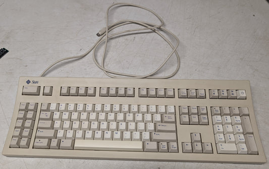 Sun Keyboard Type 5c DIN N860-8703-T010 3201234-01 Vintage