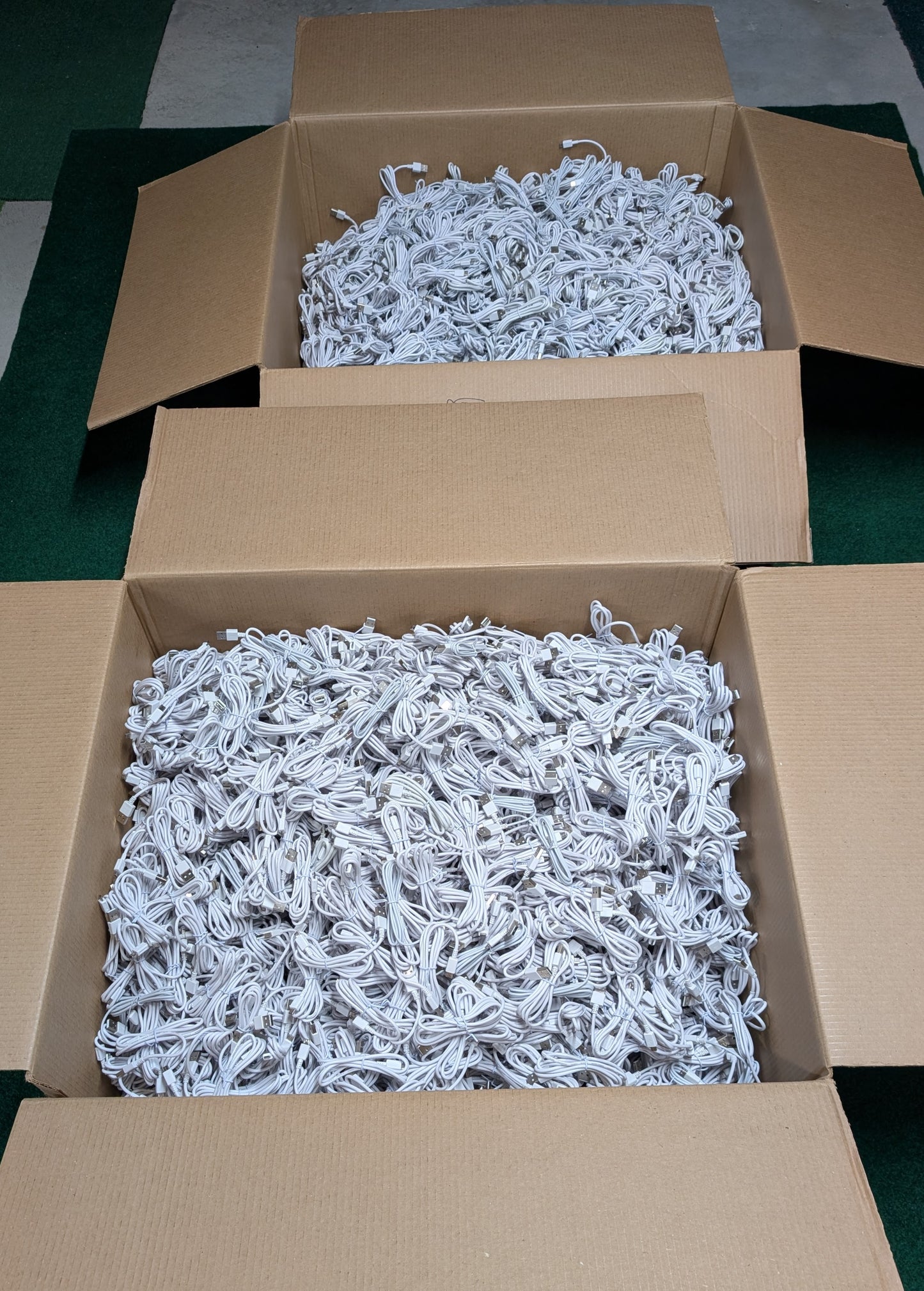 Lot of 3164 Micro USB Charging/Data Cables Bulk Lot