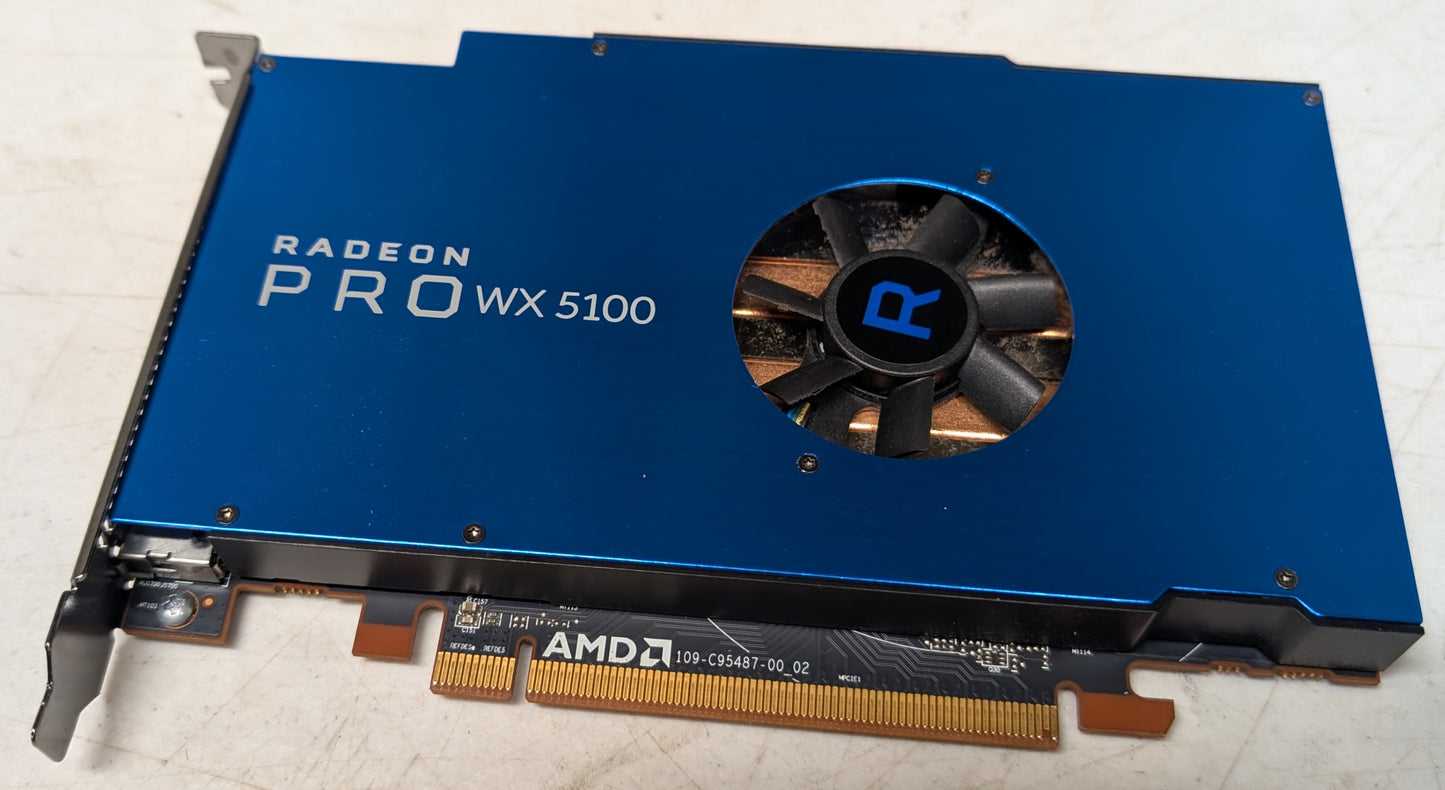 AMD Radeon Pro WX 5100 PCIe Video Graphics Card
