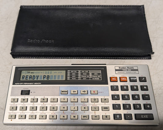 Radio Shack TRS-80 Pocket Computer Model PC-4 Vintage