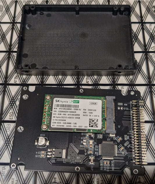 MSATA to 2.5" IDE adapter w/ 128GB SSD