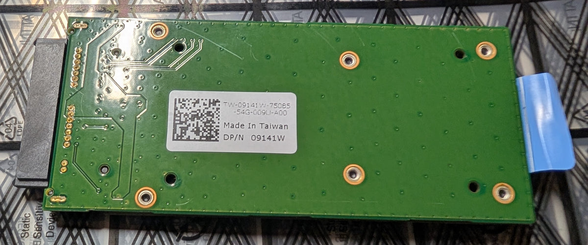 Dell Latitude 12 Rugged 7204 mSATA Hard Drive Caddy 9141W w/ 256GB SSD